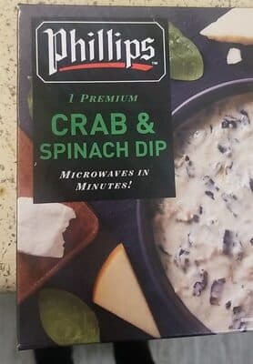 Phillips Crab Spinach Dip
