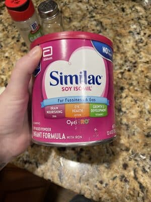 SIMILAC SOY ISOMIL POWDER 1/12.4 OZ CAN.