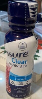 Ensure Clear Nutrition Drink, Blueberry, Pomegranate