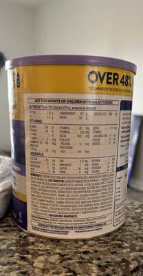 Not for Infants or Children with Galactosemia