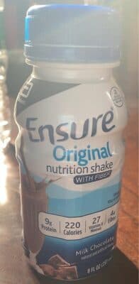 Original Milk Chocolate Nutrition Shake With Fiber
