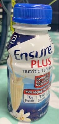 Vanilla Plus Nutrition Shake