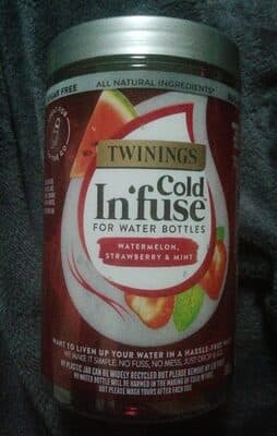 Cold Infuse Tea. Watermelon, Strawberry & Mint.