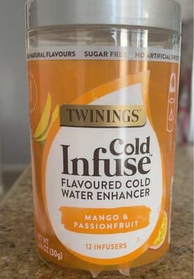 Mango & Passion Fruit Flavoured Cold Water Enhancer Infusers