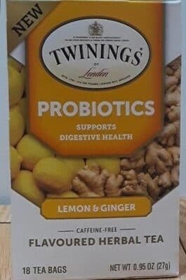 Lemon and Ginger Probiotic Herbal Tea