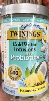 Cold water infusions probiotics