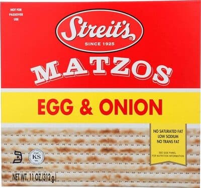 Streits Matzo Egg Onion