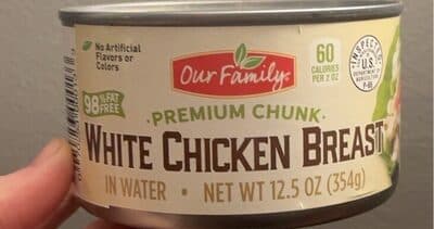 Premium Chunk White Chicken Breast In Water