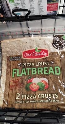 Fire Roasted Flatbread Pizza Crust