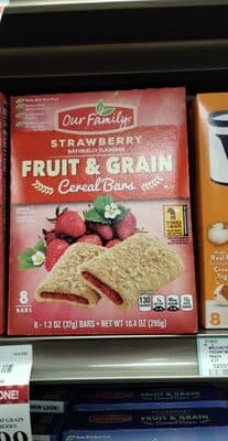 Strawberry Fruit & Grain Cereal Bars