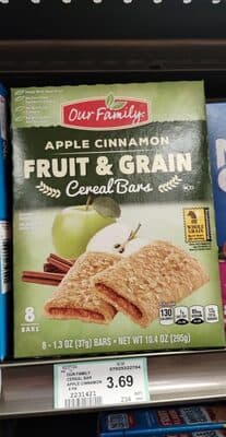 Apple Cinnamon Fruit & Grain Cereal Bars