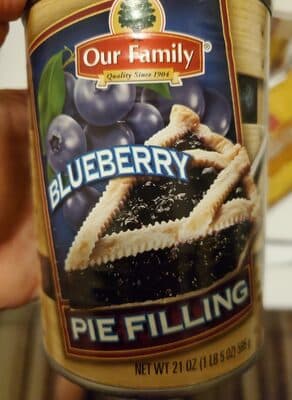 Blueberry Pie Filling & Topping