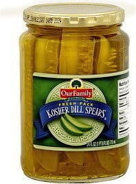 Kosher Dill Pickle Spears