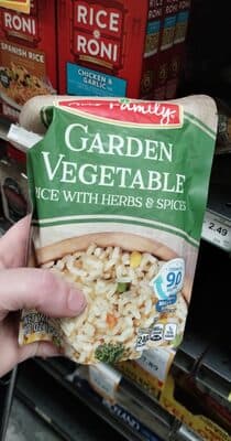 Garden Vegetable with Peas, Carrots & Corn 90 Second Rice