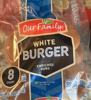 Enriched White Hamburger Buns
