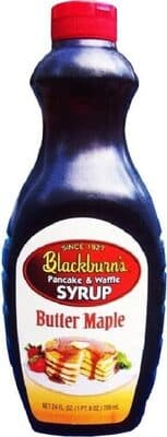 Blackburn's Pancake & Waffle Syrup, Butter Maple