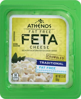 Fat Free Traditional Feta Crumbled Cheese