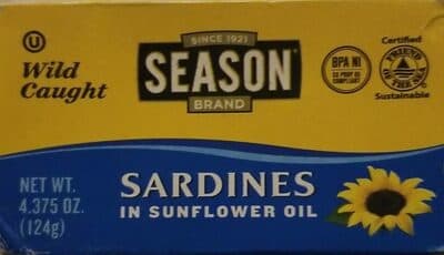 Wild Caught Sardines In Sunflower Oil