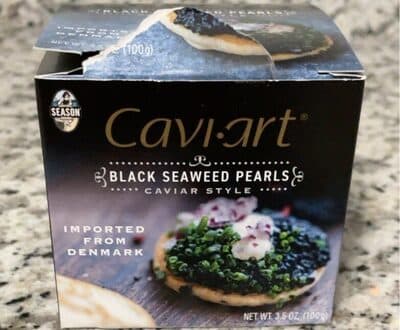 Cavi•art Black Seaweed Pearls Caviar Style