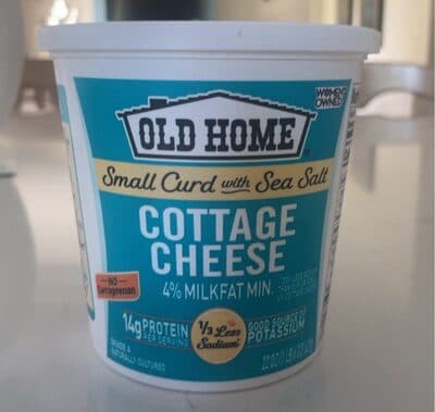 4% Small Curd Cottage Cheese With Sea Salt