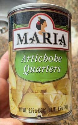 Artichoke quarters