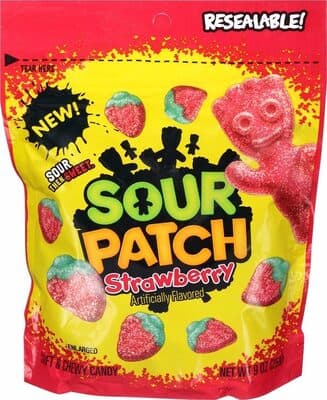 Sour Patch Kids, Soft & Chewy Candy, Strawberry