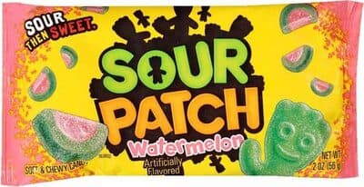Sour Patch Kids, Soft & Chewy Candy, Watermelon