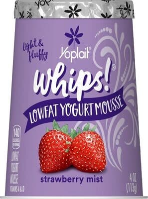 Yoplait Whips Strawberry Mist Mousse