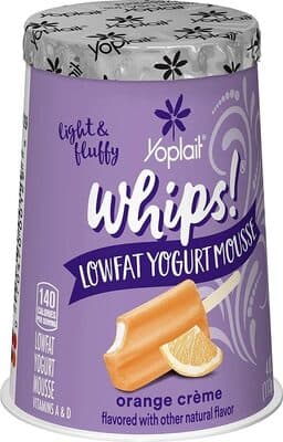 Yoplait Whips Orange Crème Mousse
