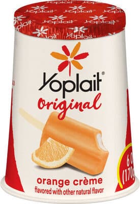 Yoplait Smooth Orange Creme Low Fat Yogurt