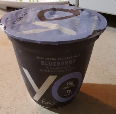 Blueberry Flavored Protein Yogurt-Cultured Ultra-Filtered Milk