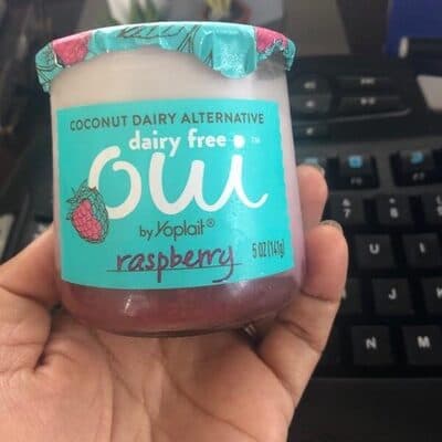 Oui by Yoplait, Dairy Free Yogurt, Coconut Dairy Alternative, Raspberry