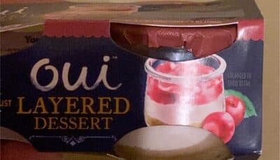 Cherry Cheesecake With Graham Cracker Crust Layered Cream Dessert