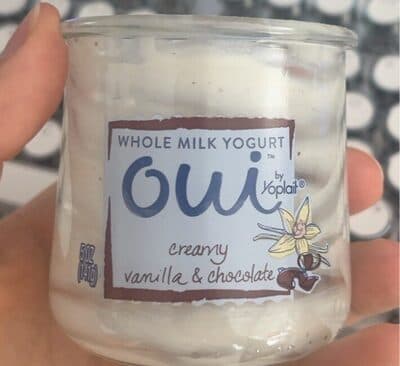 vanilla & chocolate creamy whole milk yogurt
