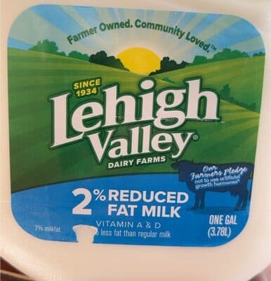 2% REDUCED FAT MILK