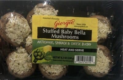 Stuffed Baby Bella Mushrooms