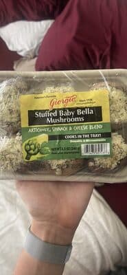 Stuffed Baby Bella Mushrooms