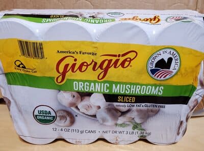 Organic Sliced Mushrooms
