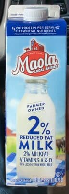 2% Reduced Fat Milk
