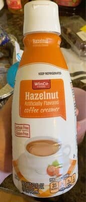 Hazelnut Artificially Flavored Coffee Creamer