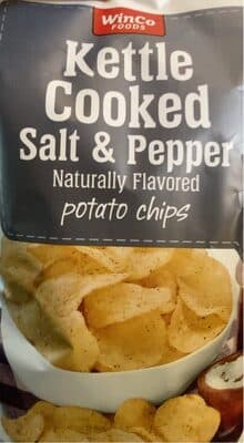 Salt & Pepper Flavored Kettle Cooked Potato Chips