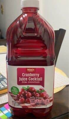 Cranberry Juice Cocktail From Concentrate
