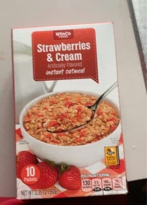 Strawberry And Cream Oatmeal