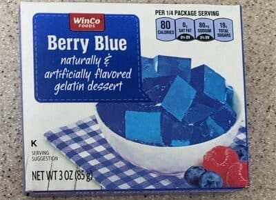 Berry Blue Gelatin