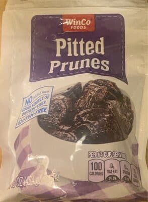 Pitted prunes