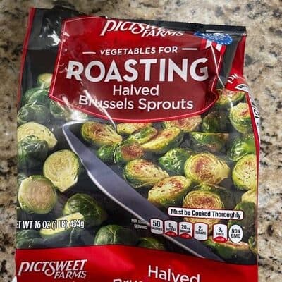 Halved Brussels Sprouts Vegetables for Roasting