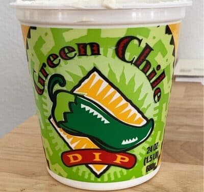 Green chile dip