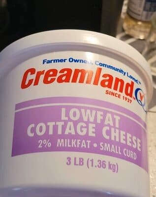 Creamland low fat cottage cheese