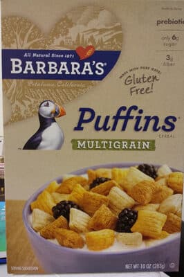 Multigrain Puffins Cereal