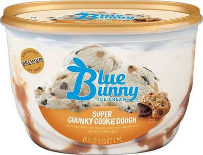Super Chunky Cookie Dough Frozen Dairy Dessert; Cookie Dough and Chocolate Chunks, Cookie Dough Batter